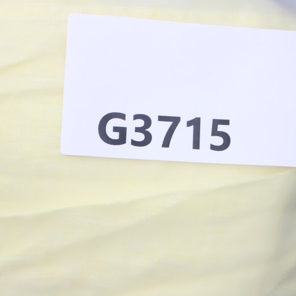 Canali Dress Shirt Mens Medium Yellow 100% Linen Long Sleeve Button Down - Picture 14 of 14